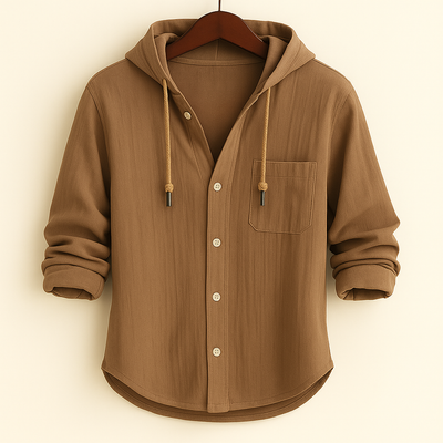 Amevie™ | Chemise de luxe en coton doux avec capuche
