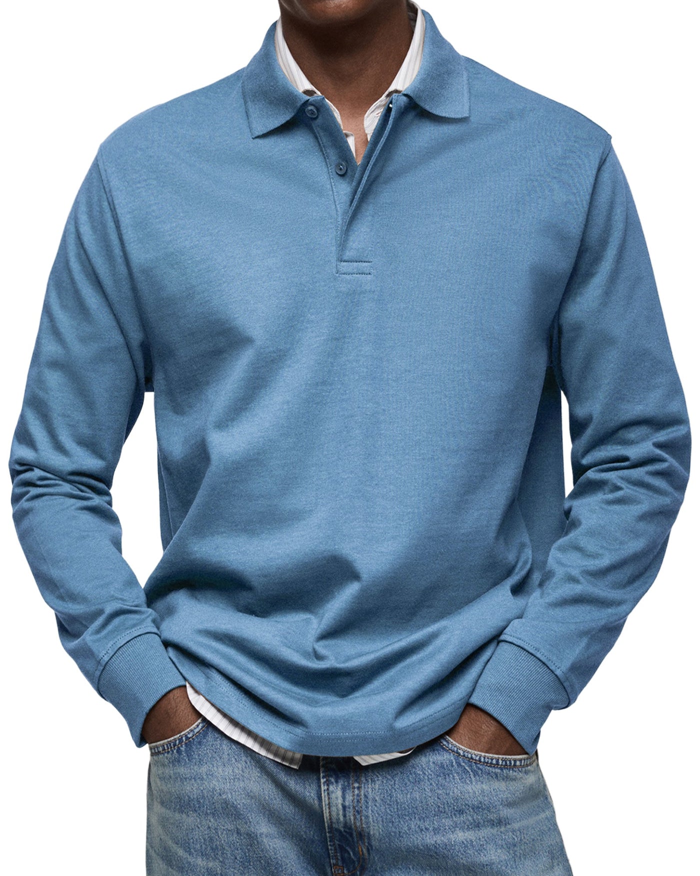 Amevie | POLO DE LUXE À MANCHES LONGUES