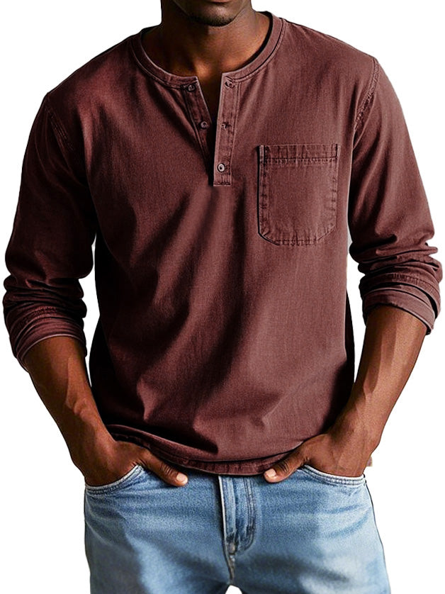 Amévie - Chemise Vintage à Manches Longues