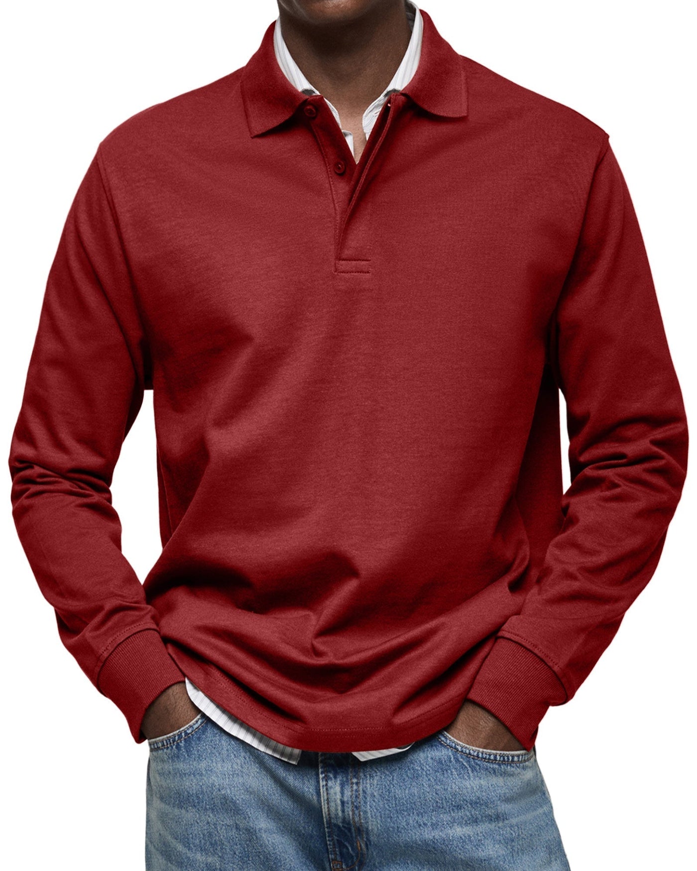 Amevie | POLO DE LUXE À MANCHES LONGUES