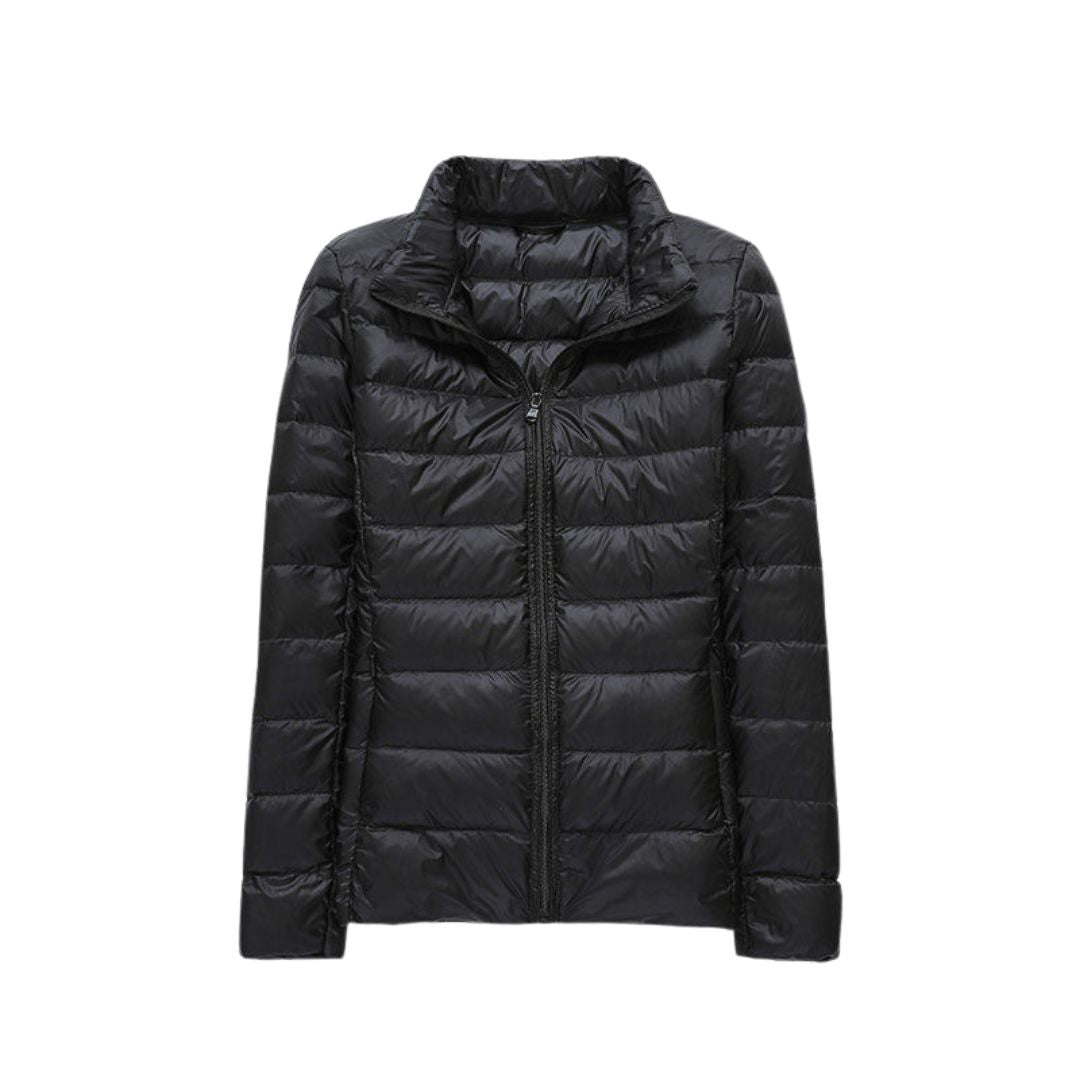 Amévie - Nouvelle Veste Ultra Légère Avec Plumes de Canard Blanches