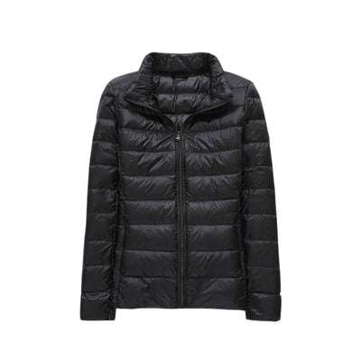Amévie - Nouvelle Veste Ultra Légère Avec Plumes de Canard Blanches