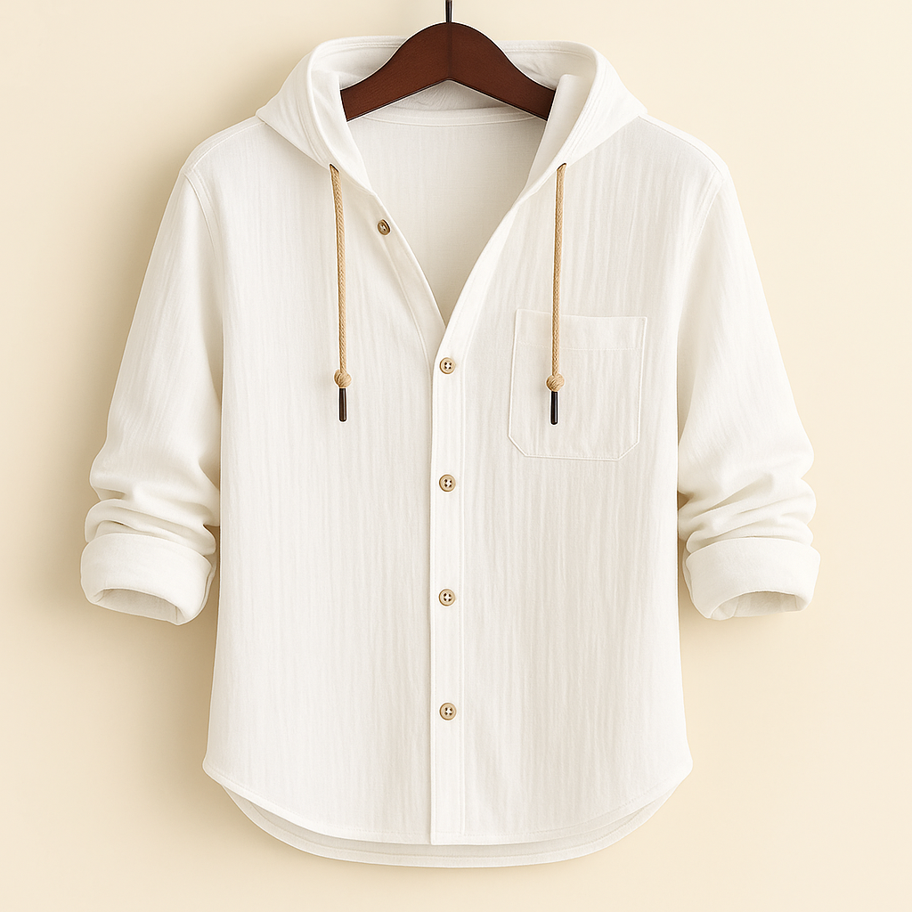 Amevie™ | Chemise de luxe en coton doux avec capuche