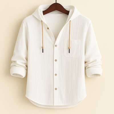 Amevie™ | Chemise de luxe en coton doux avec capuche