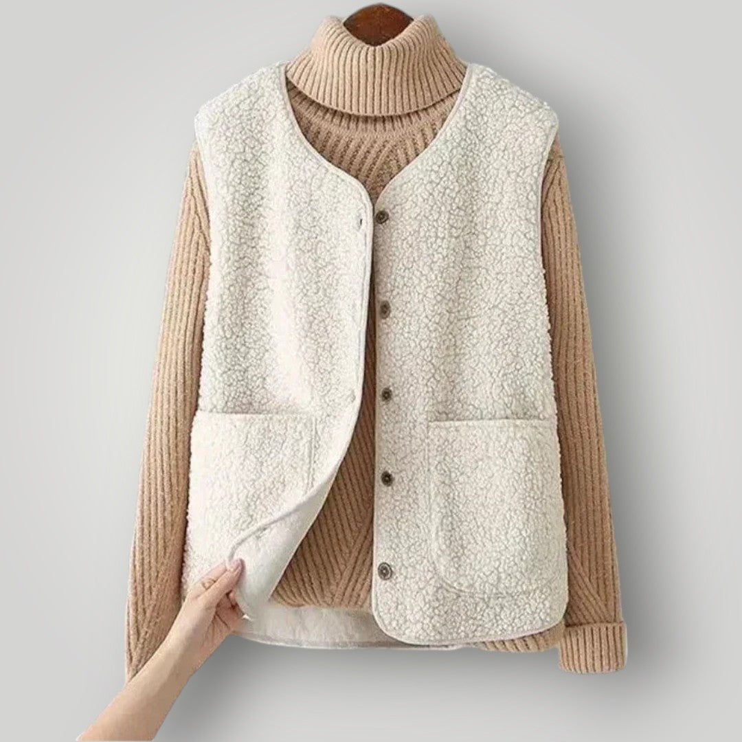 Cloé - Gilet Chic Polyvalent en Laine