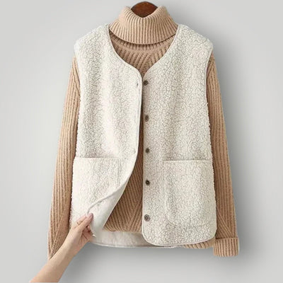 Cloé - Gilet Chic Polyvalent en Laine