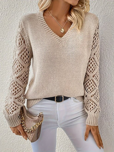 Cloé | Pull doux avec décolleté en V