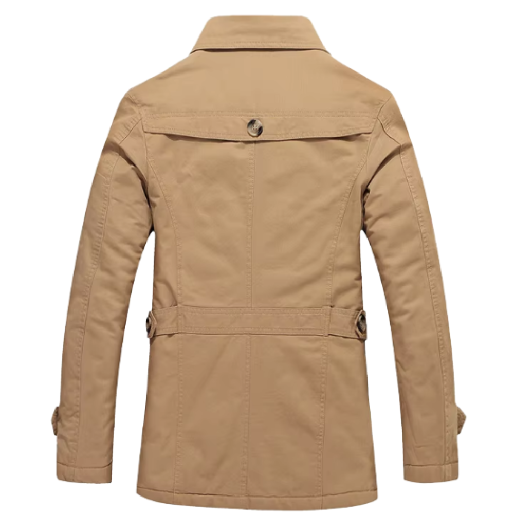 Élégant Trench-Coat Matelassé