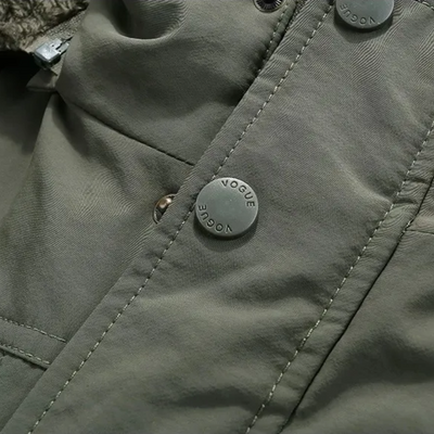Élégant manteau d'hiver matelassé