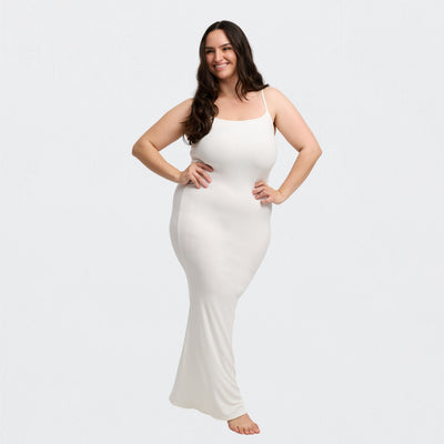 Robe maxi à bretelles côtelées - Offre exclusive