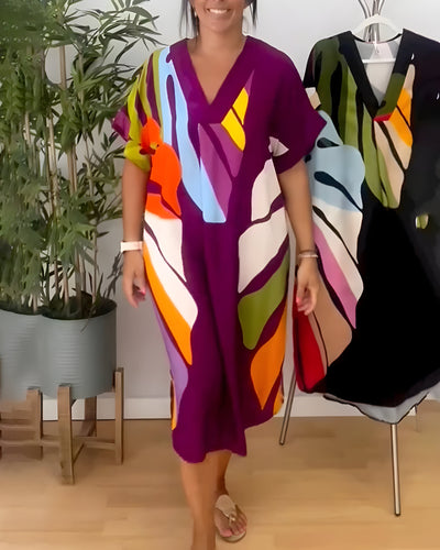 Cloé | Robe feuillage