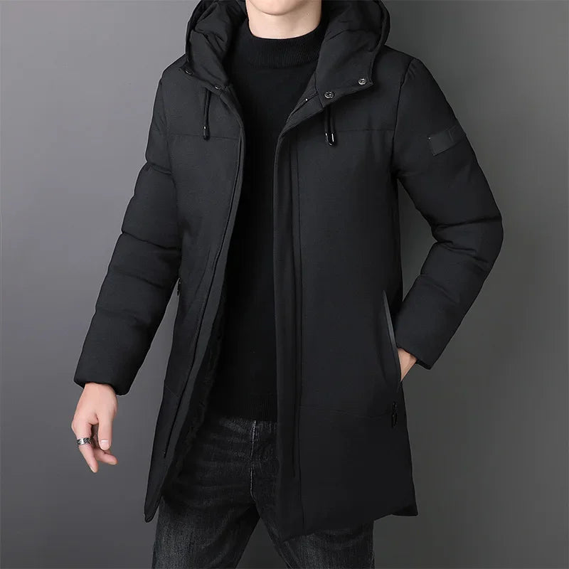 Long manteau élégant pour hommes