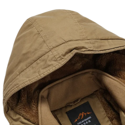 Élégant manteau d'hiver matelassé en coton