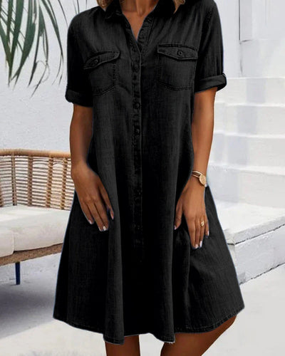 Cloé | Robe Chemise Denim