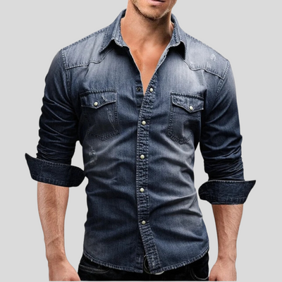 Amévie - Chemise en denim au style moderne