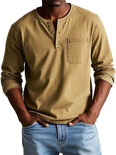 Amévie - Chemise Vintage à Manches Longues