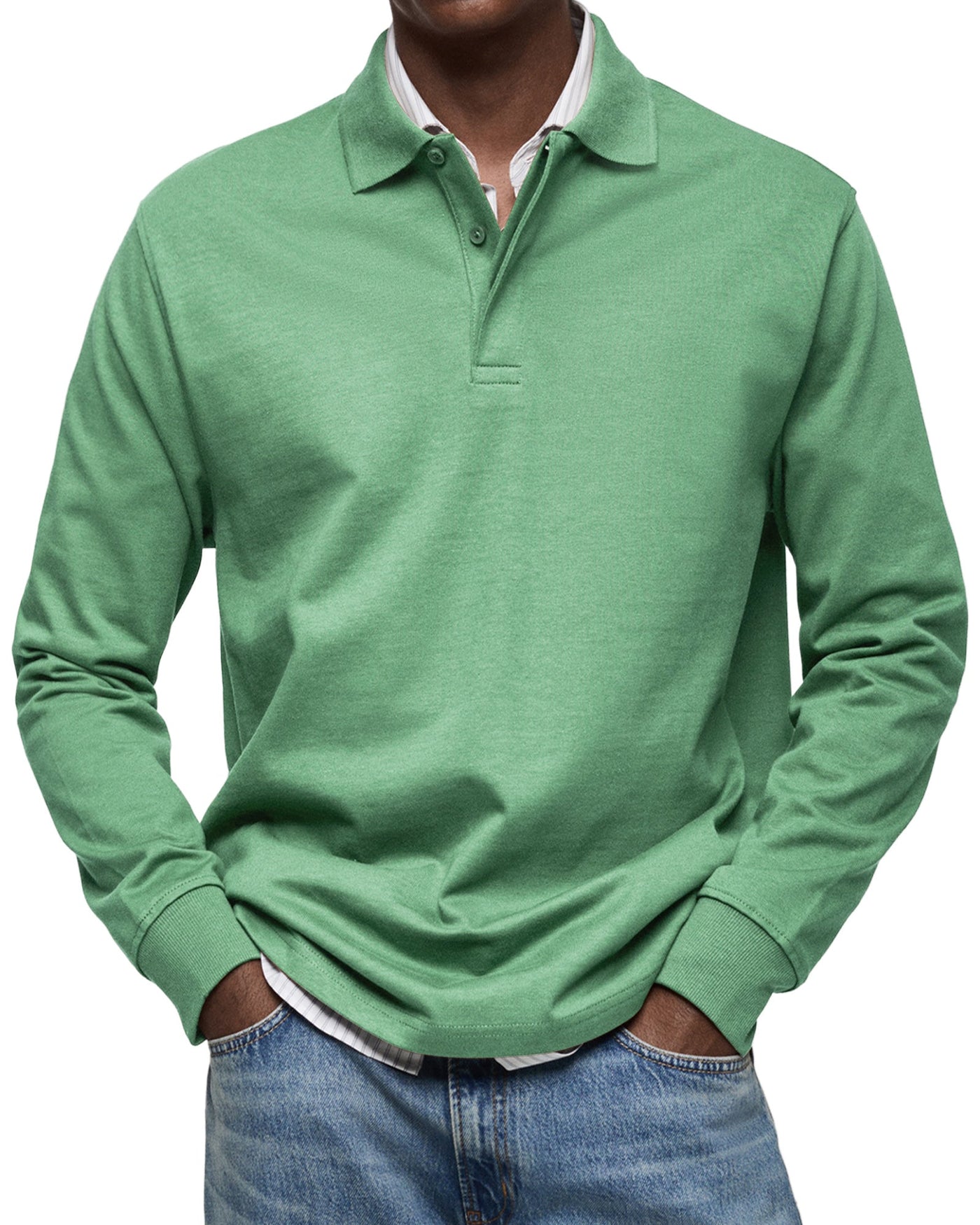 Amevie | POLO DE LUXE À MANCHES LONGUES