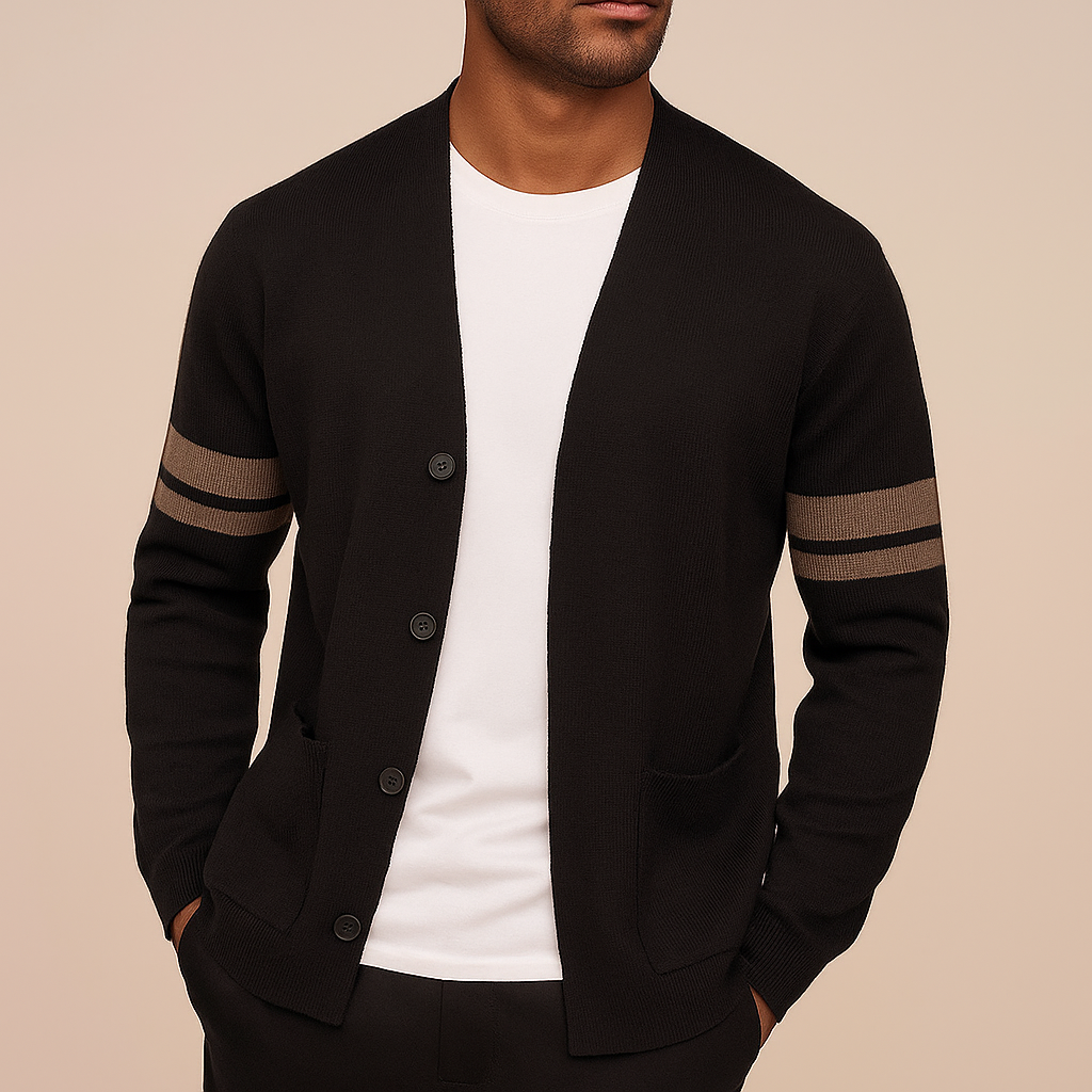 Amévie™ | Gilet côtelé élégant avec col et poches