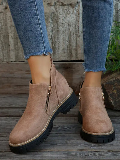 👉 Bottines orthopédiques pour femmes – Élégantes et unies