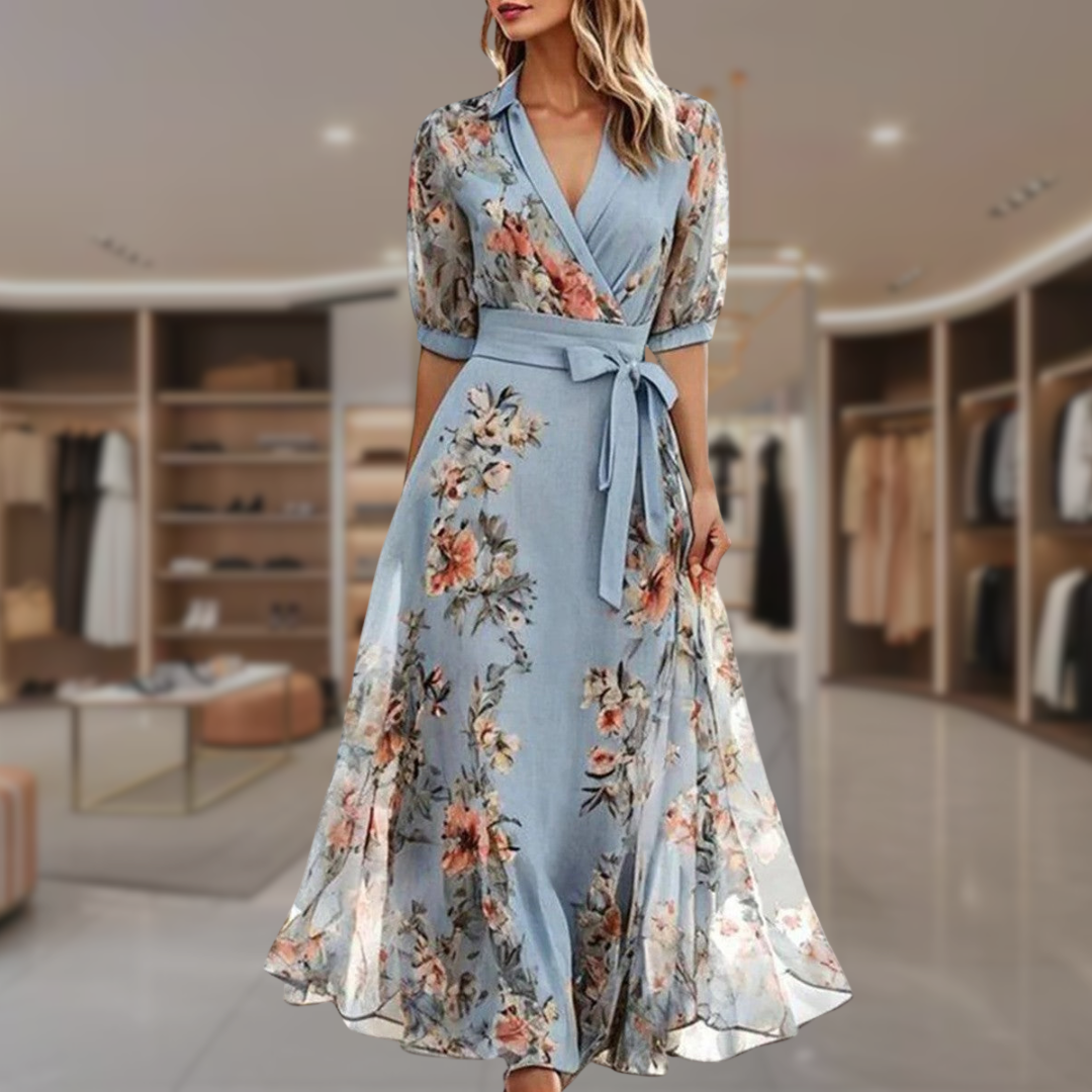 Aurora - Élégante Robe Fleurie