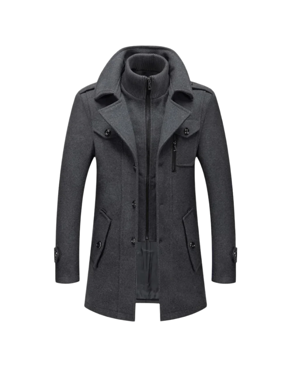 Giuseppe Manteau d'Hiver Confortable et Chaud