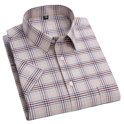 Luvare Paris - Chemise en Coton à Manches Courtes
