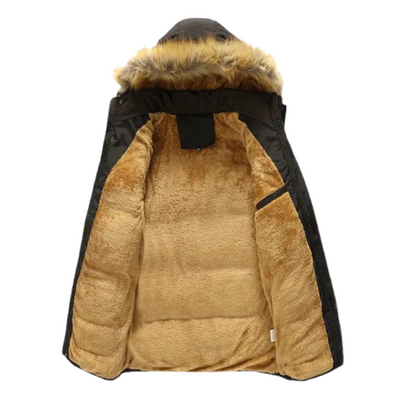 Veste d'hiver en polaire matelassée chic