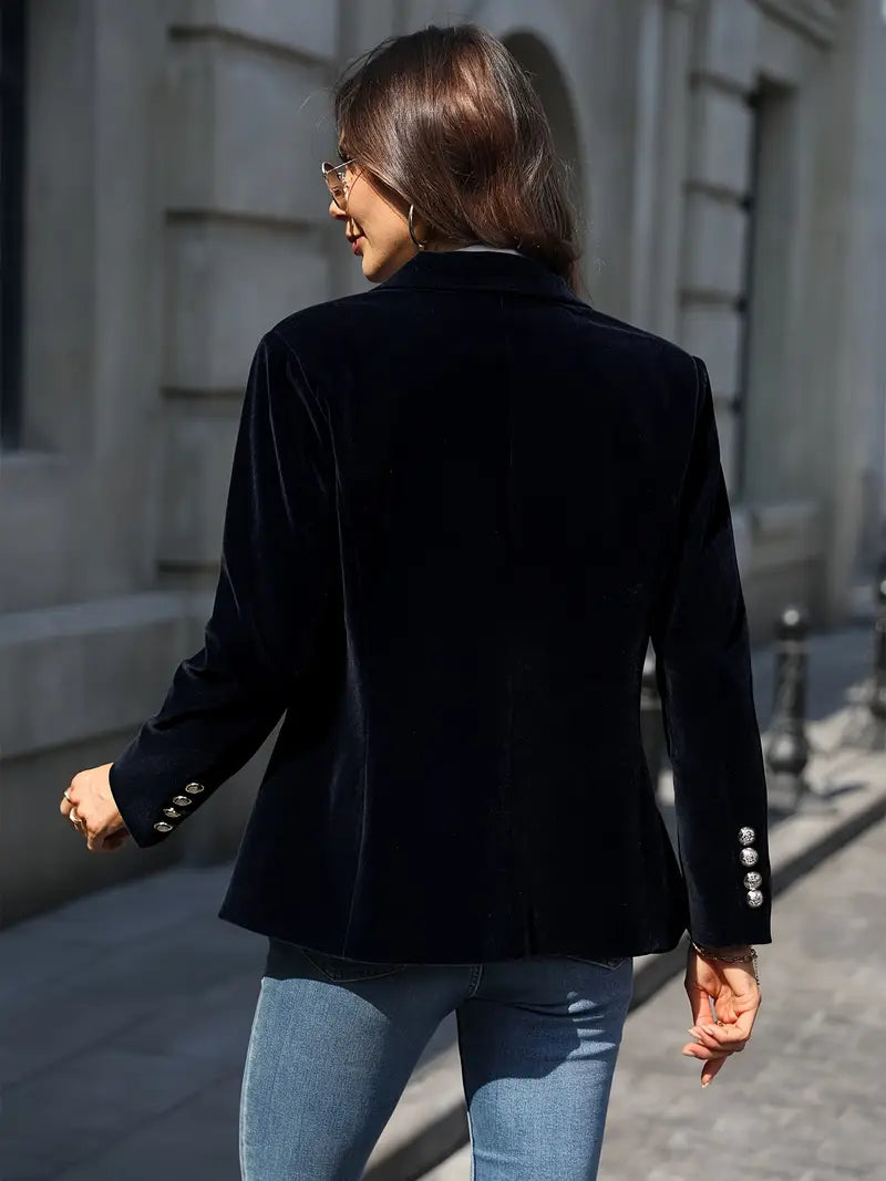 Margaux - Blazer en Velours Élégant