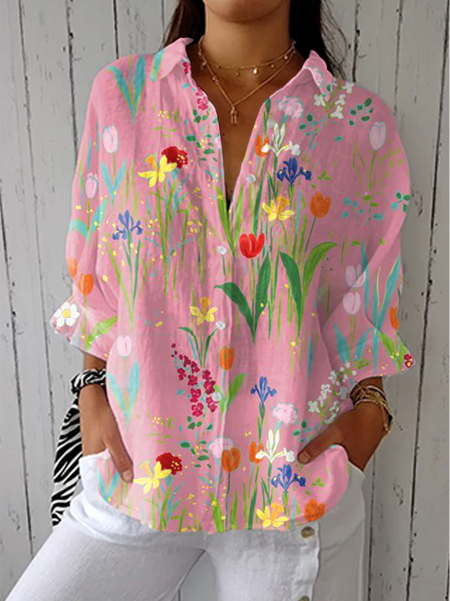 Fiona | Blouse de Printemps Jardin
