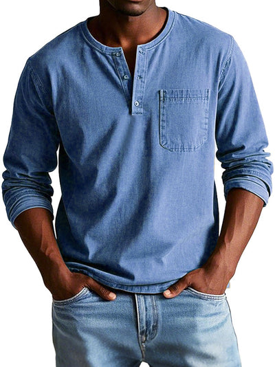 Amévie - Chemise Vintage à Manches Longues