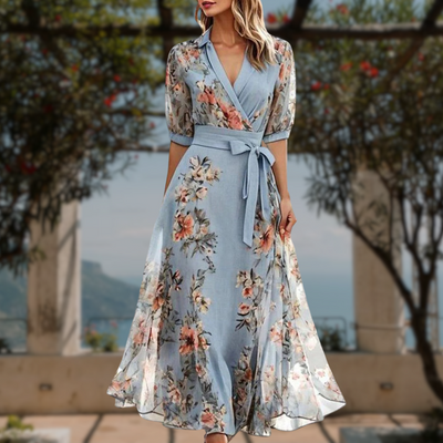 Aurora - Élégante Robe Fleurie