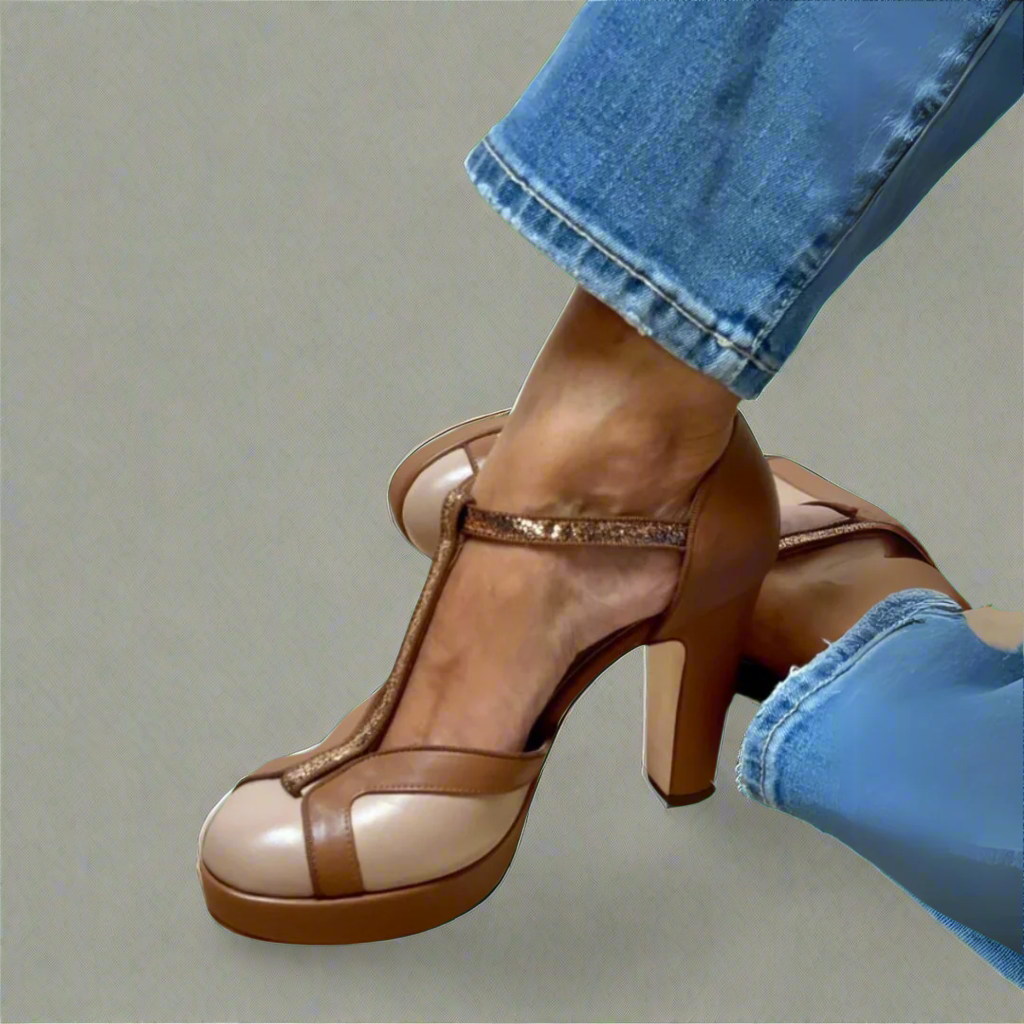 Cristina - Sandales à Talons Confortables