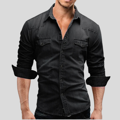 Amévie - Chemise en denim au style moderne