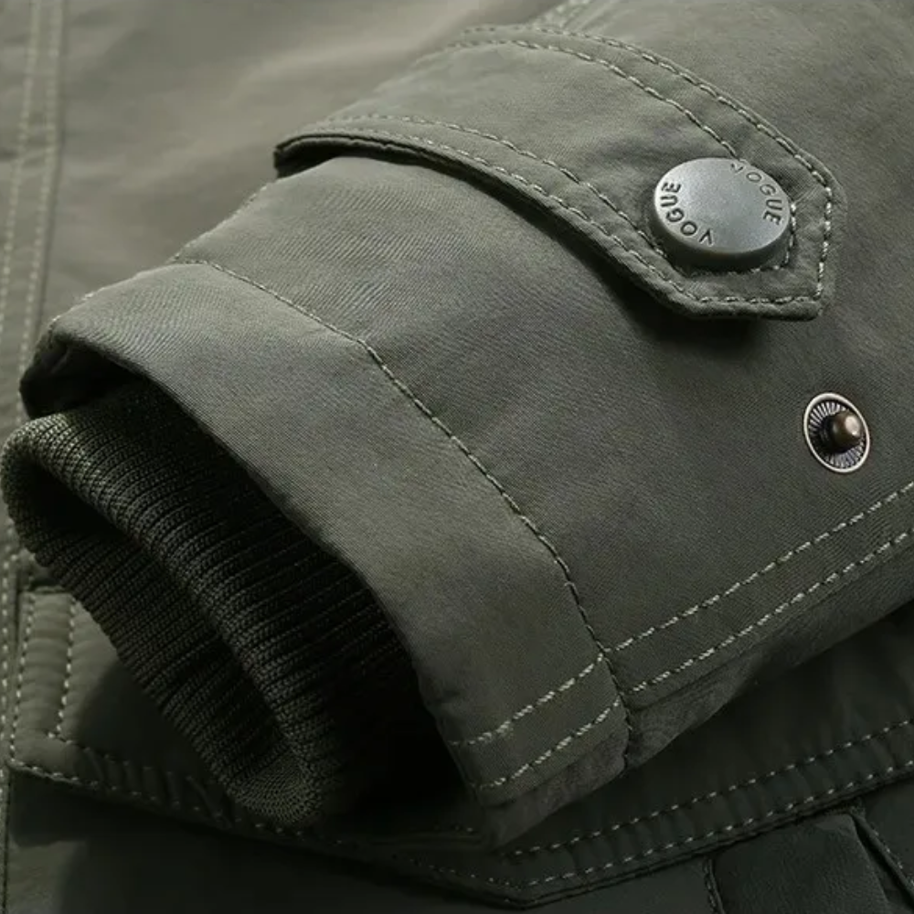 Élégant manteau d'hiver matelassé
