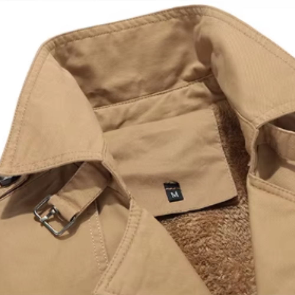 Élégant Trench-Coat Matelassé