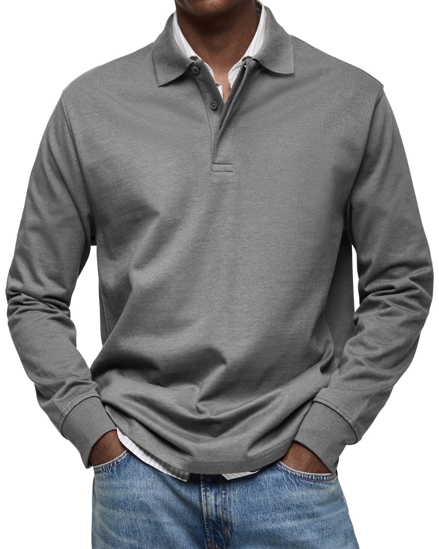 Amevie | POLO DE LUXE À MANCHES LONGUES