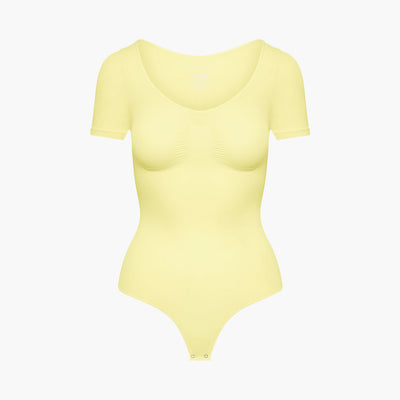 Body Sculpting T-Shirt Shapewear with Thong - Secret Sale