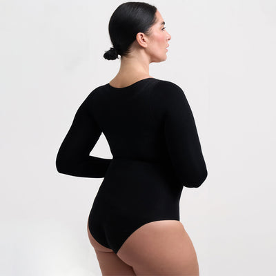 Shapewear Sculptant à Manches Longues avec String - Vente Exclusive