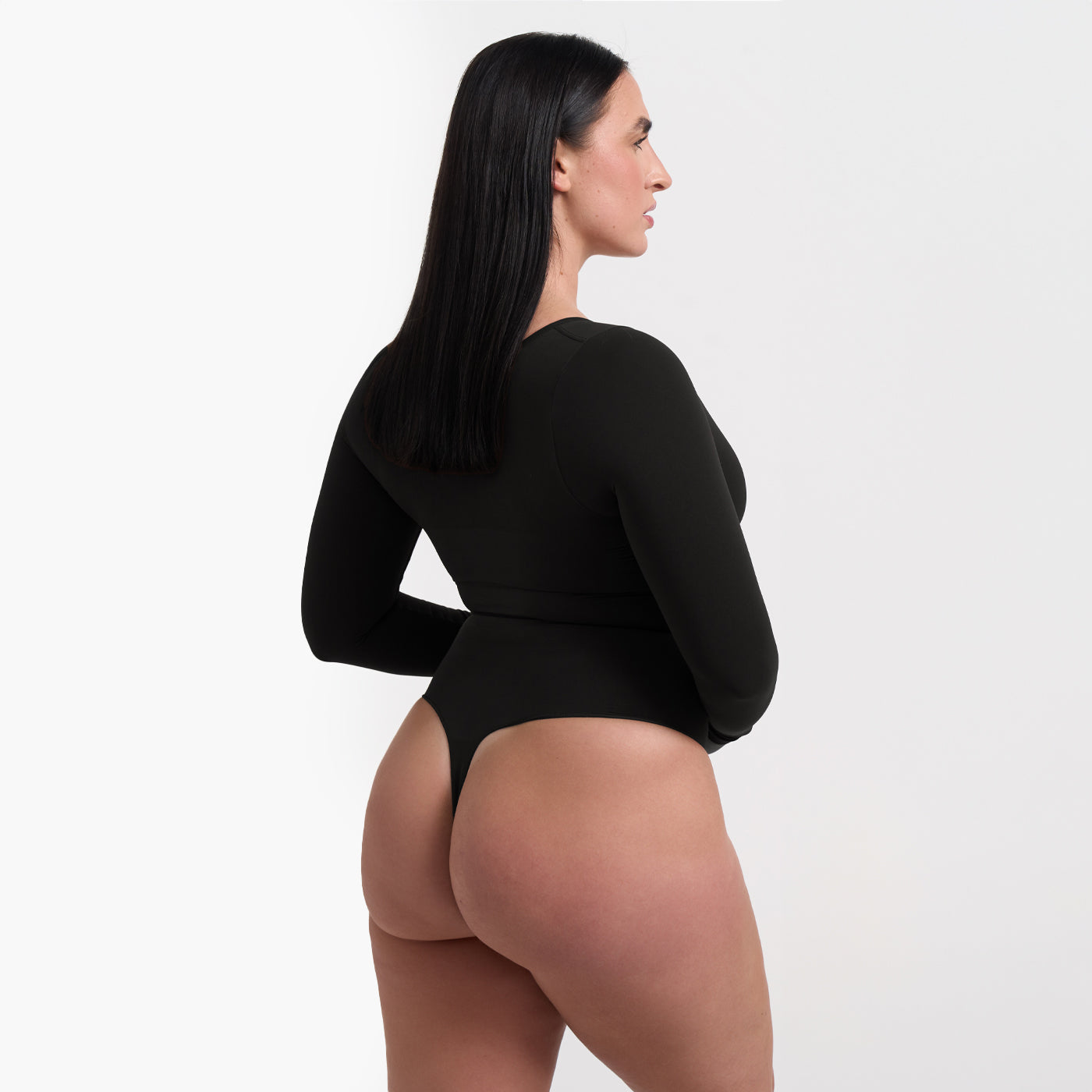 Shapewear Sculptant à Manches Longues avec String - Vente Exclusive