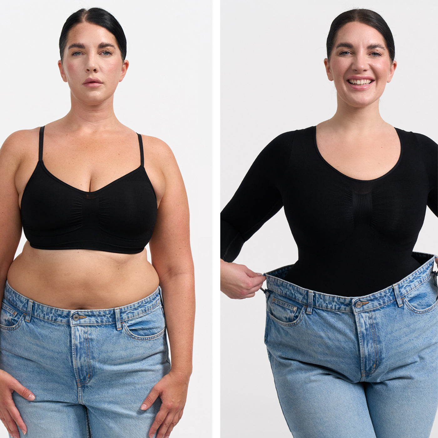 Shapewear Sculptant à Manches Longues avec String - Vente Exclusive