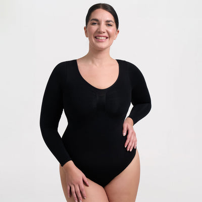 Shapewear Sculptant à Manches Longues avec String - Vente Exclusive