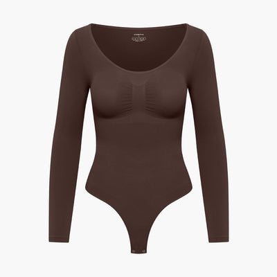Shapewear Sculptant à Manches Longues avec String - Vente Exclusive
