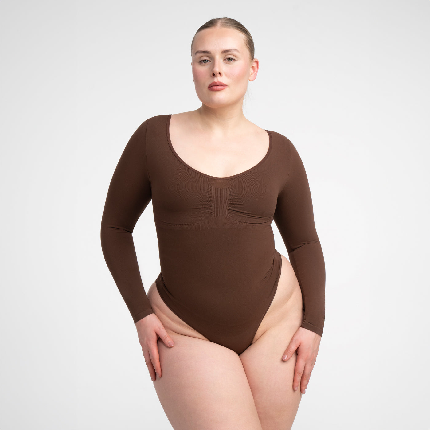 Shapewear Sculptant à Manches Longues avec String - Vente Exclusive