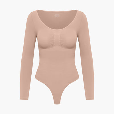 Shapewear Sculptant à Manches Longues avec String - Vente Exclusive