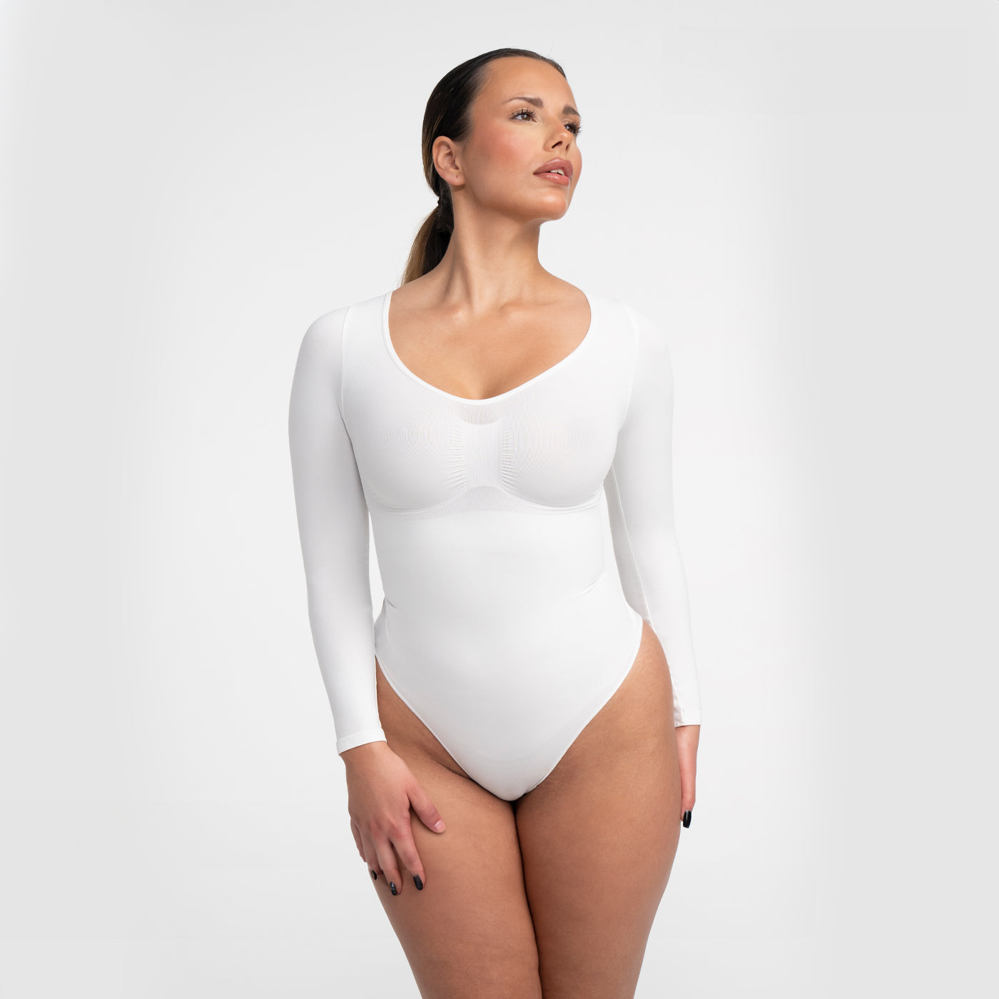 Shapewear Sculptant à Manches Longues avec String - Vente Exclusive
