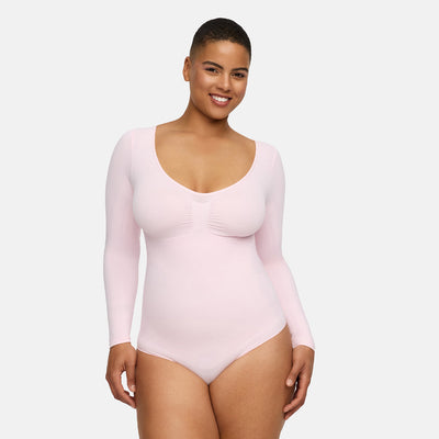 Shapewear Sculptant à Manches Longues avec String - Vente Exclusive