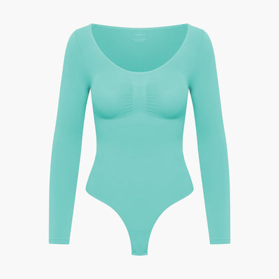 Body sculptant à manches longues avec string - Vente exclusive (#2)