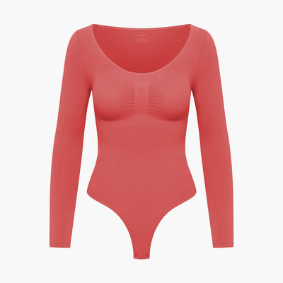 Body sculptant à manches longues avec string - Vente exclusive (#2)