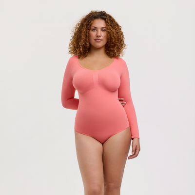 Body sculptant à manches longues avec string - Vente exclusive (#2)