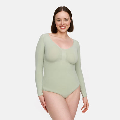 Shapewear Sculptant à Manches Longues avec String - Vente Exclusive